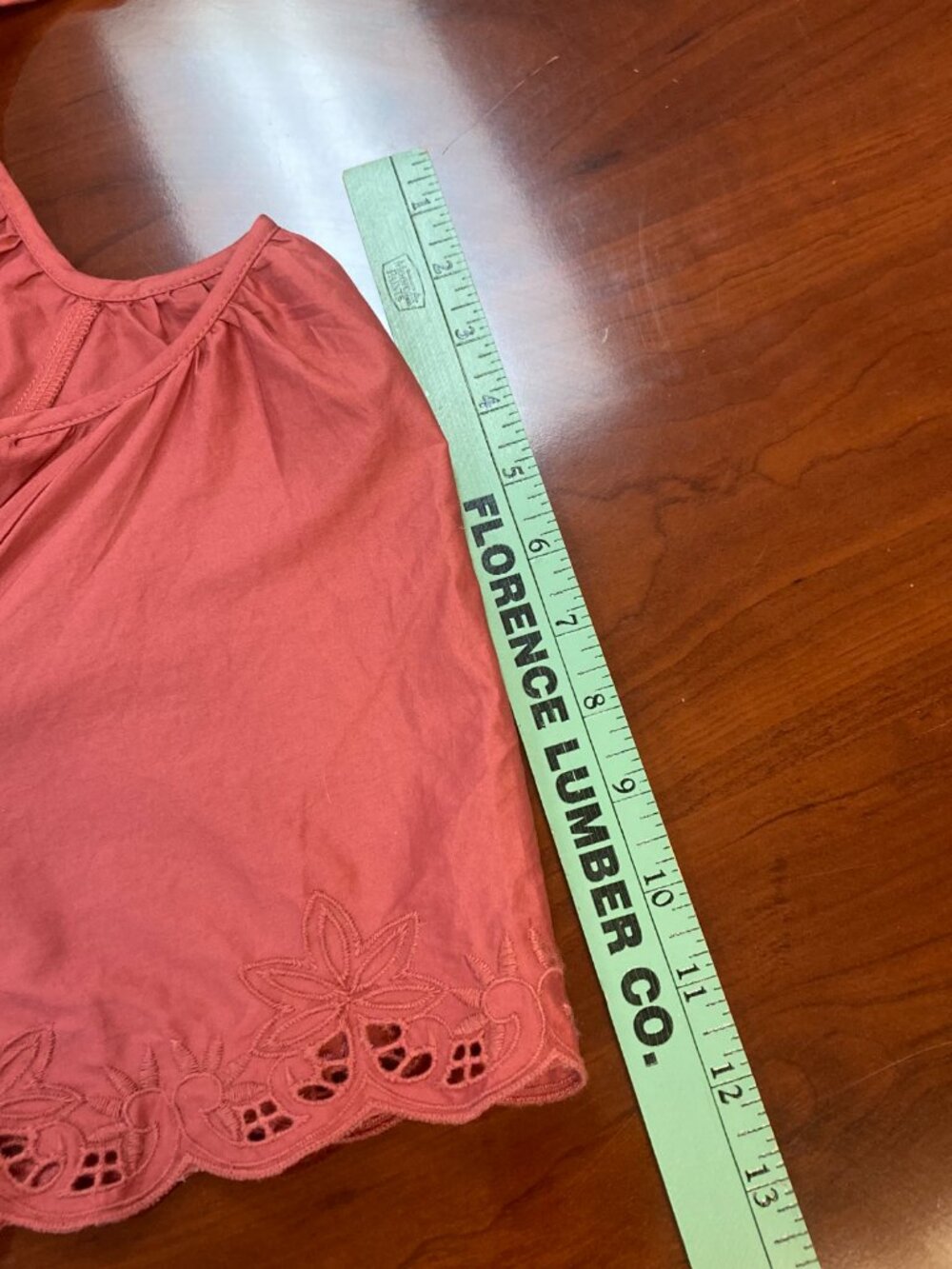 Old Navy Plunging Neckline Gathered Waist Pink Short Sleeved Dress Size Med Tall - Picture 9 of 10